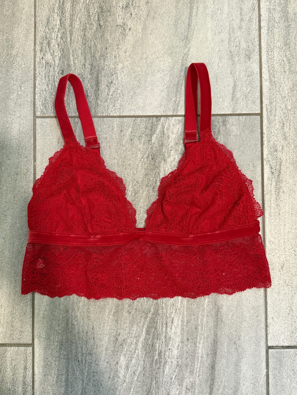 Victoria’s Secret Red Lace Bralette